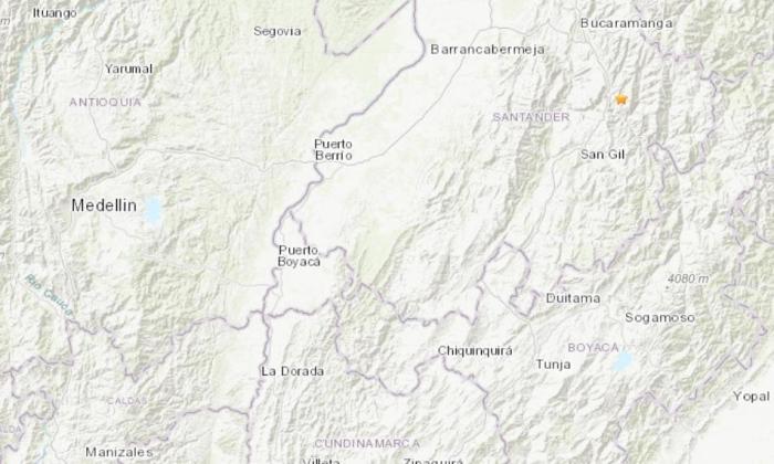 哥伦比亚北部发生4.6级地震 震源深度151千米