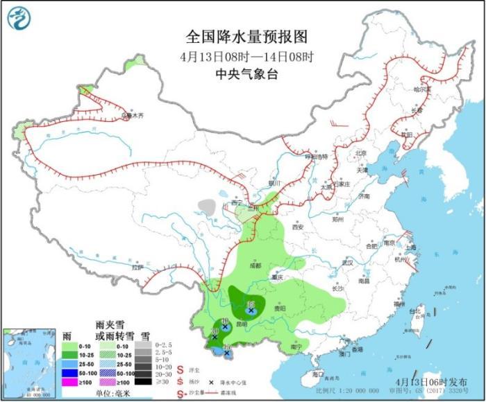 未来三天全国大部降水较少 气温将缓慢回升