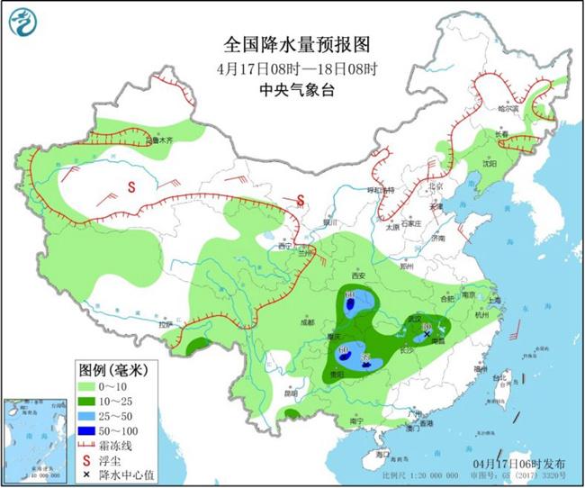 中东部大范围雨水来袭 江南江淮气温将下跌