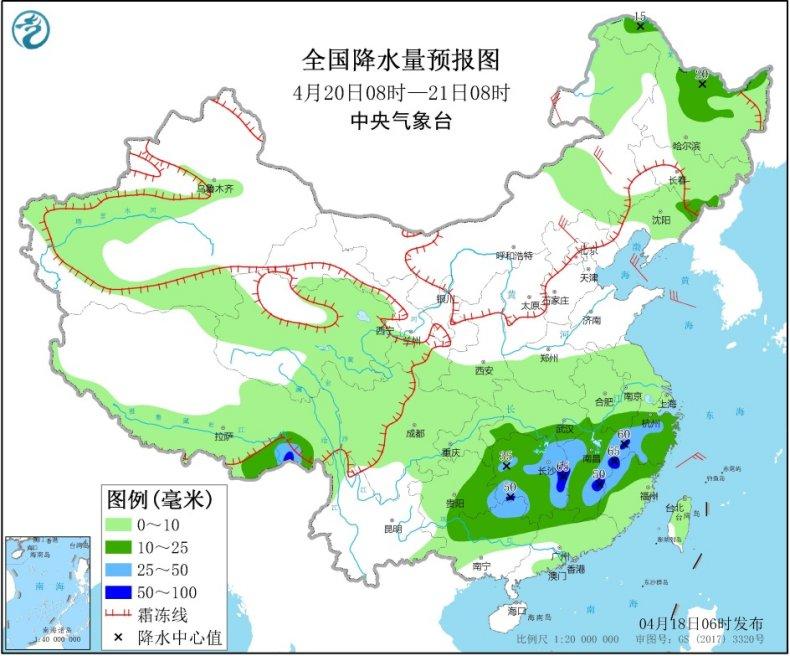 周末中东部雨水不停歇 明起冷空气再度来袭