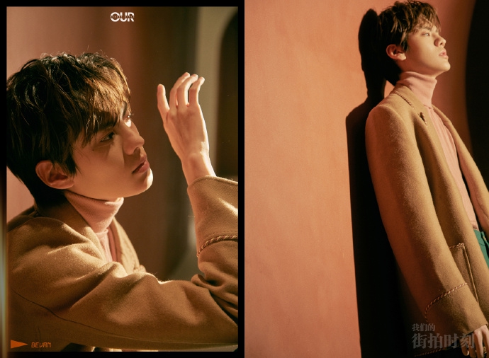 毕雯珺最新写真挑战文艺风 灯光氤氲眼神温柔深邃