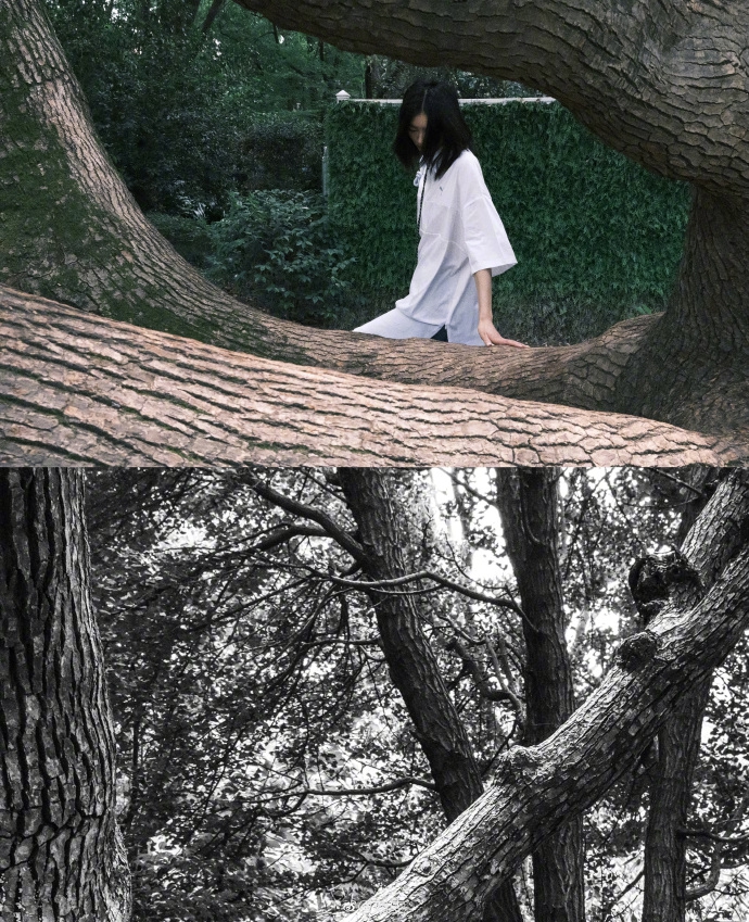 刘雯穿白色运动装 秀长腿气质清爽