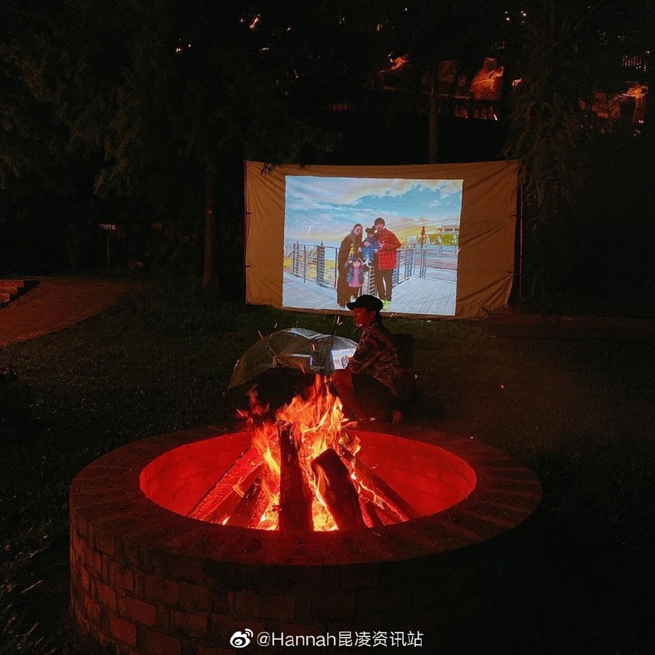 周杰伦昆凌为罗密欧庆生办野营趴 一家四口围坐草坪幸福温馨