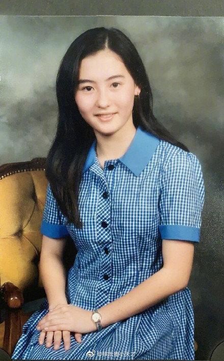 张柏芝青涩旧照曝光 长发乌黑甜美可人