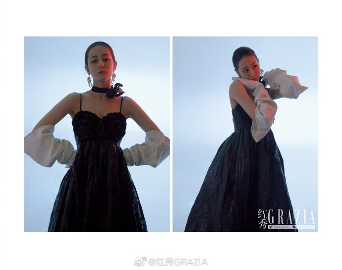 迪丽热巴最新大片曝光 风格多变展现侧颜杀