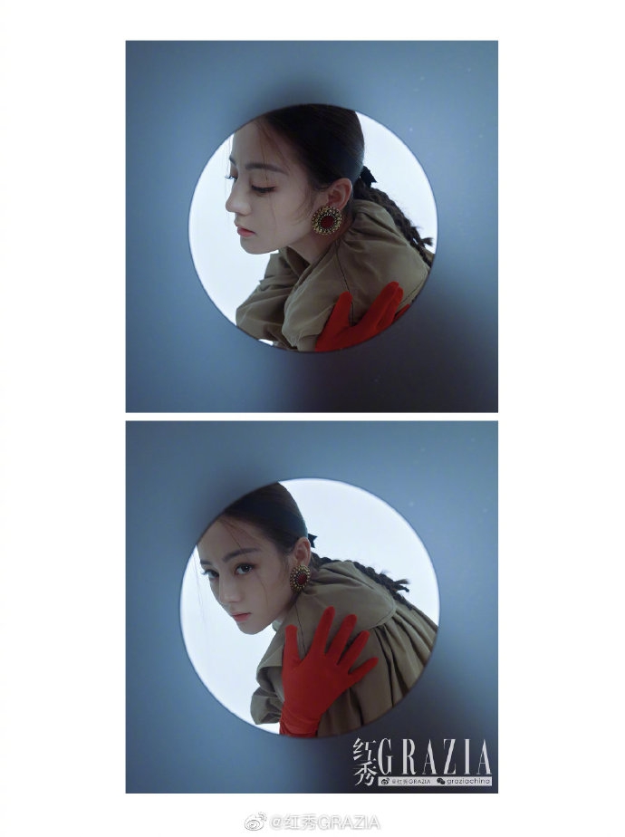 迪丽热巴最新大片曝光 风格多变展现侧颜杀