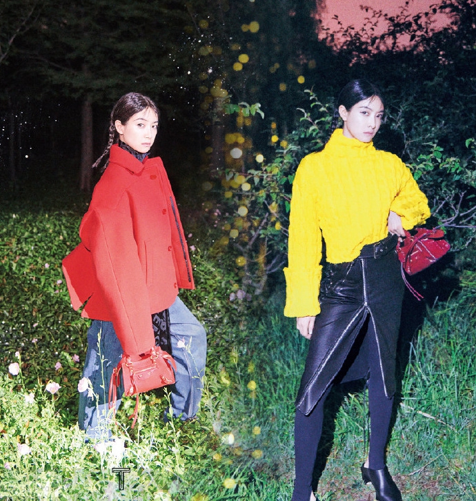 宋茜最新写真玩转反季时尚 英伦风穿搭复古优雅