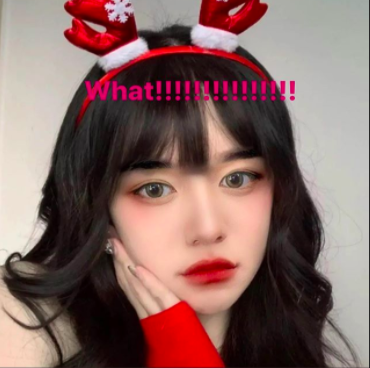 黄旭熙晒女装照颜值超高 卷发红唇眼神魅惑