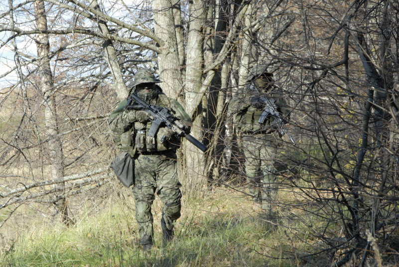 身着新式迷彩服的俄罗斯特种部队士兵
