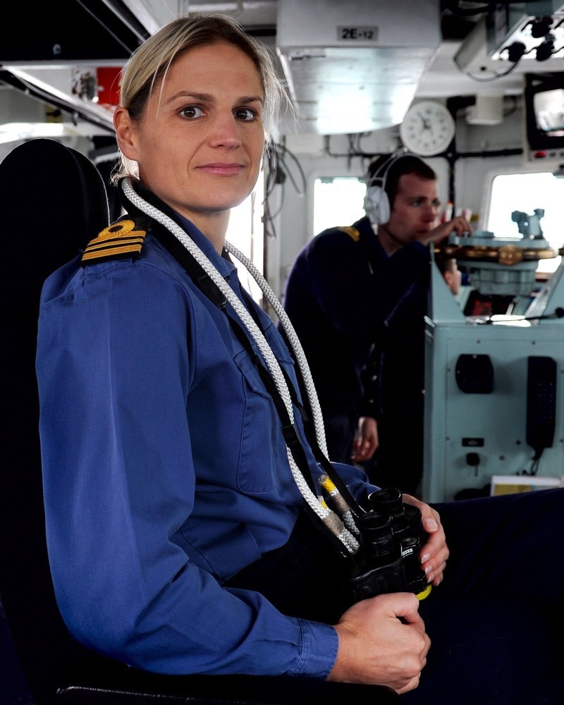 英军首位女战舰指挥官