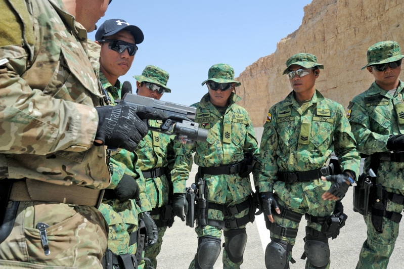 文莱特种兵训练照曝光