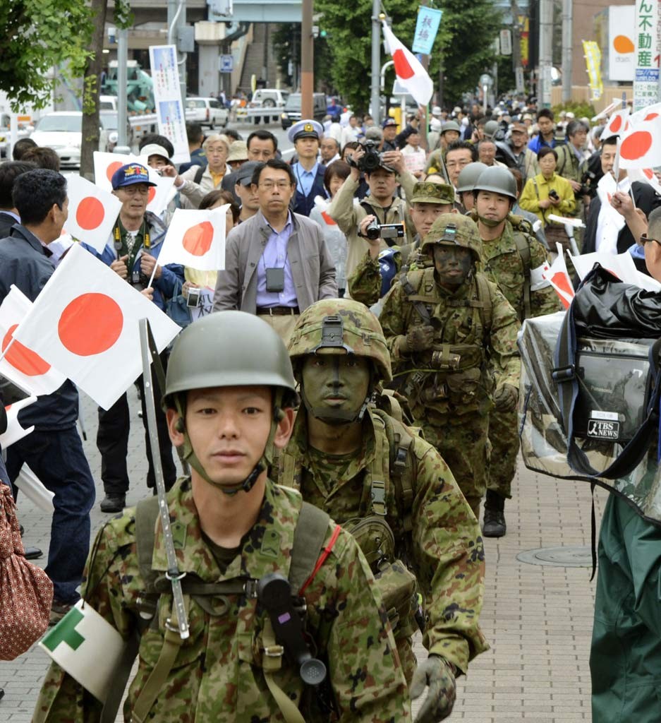 日本现代士兵图片