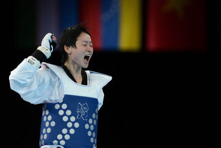 中国第36金:女子跆拳道49公斤级吴静钰卫冕