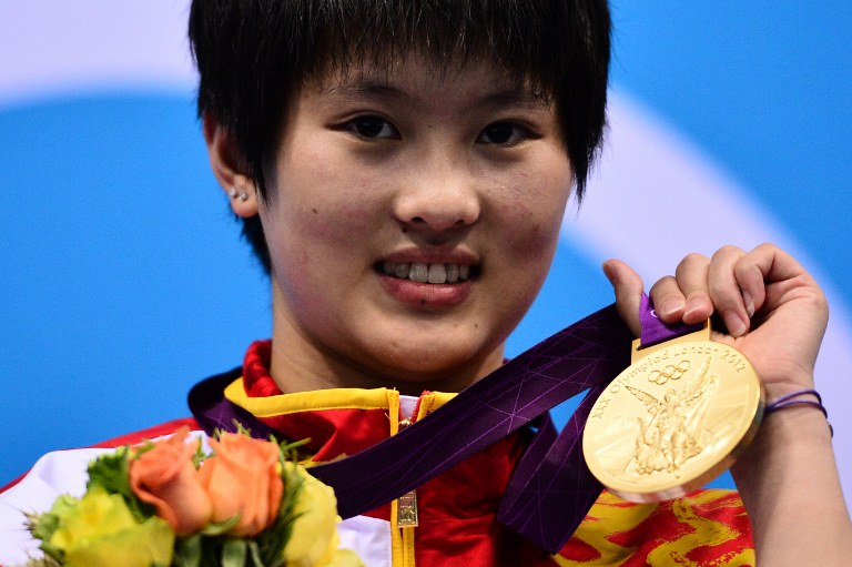 第13日奥运冠军笑脸