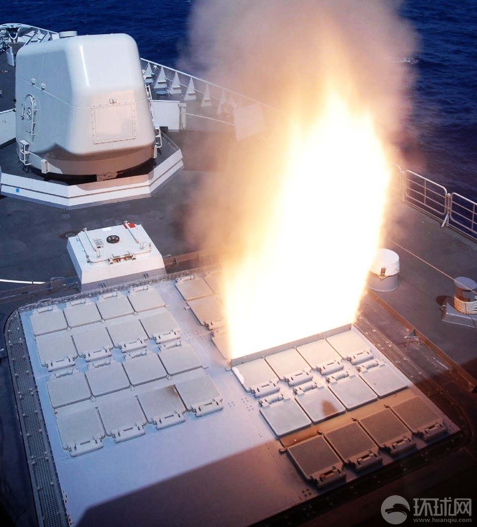 中国船厂同时建造多艘驱逐舰052d新图曝光