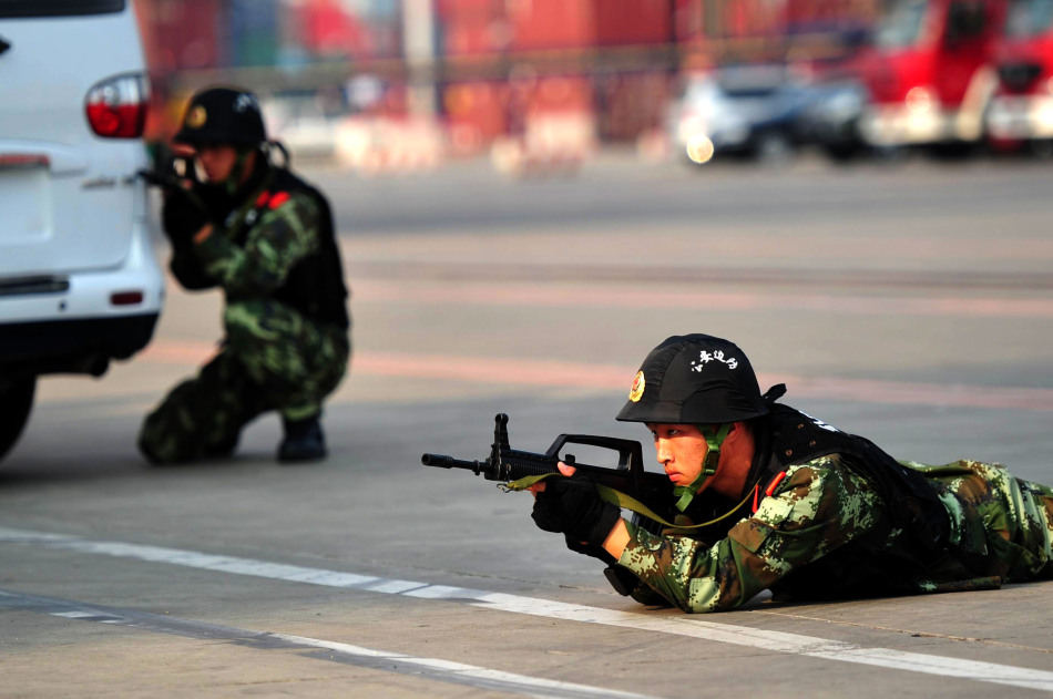 辽宁反恐特警这功夫了得