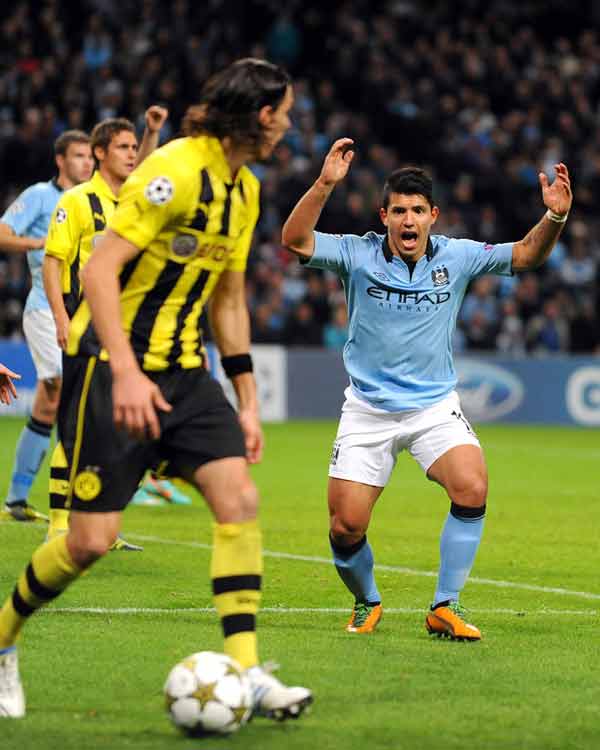 曼城vs多特蒙德