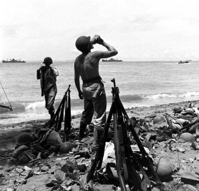 二战烧焦的日军头颅