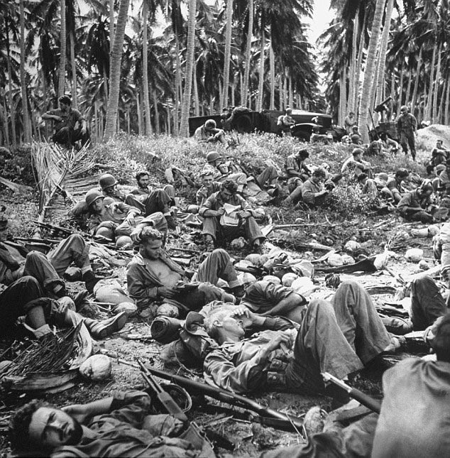 二战烧焦的日军头颅