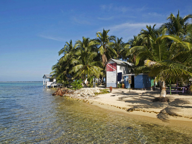 伯利兹城7个最美的珊瑚岛