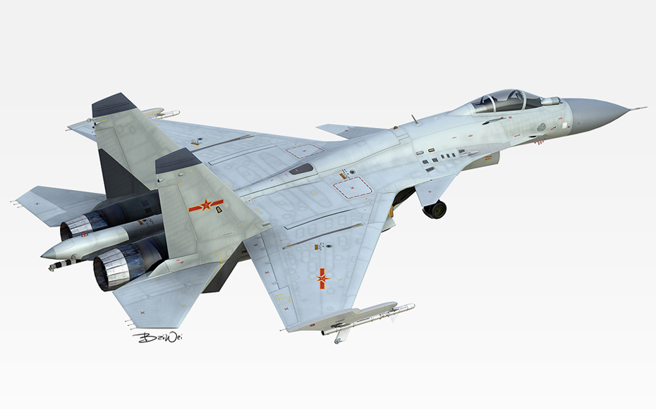 国产首种双座歼15s舰载战斗机将进行新试飞