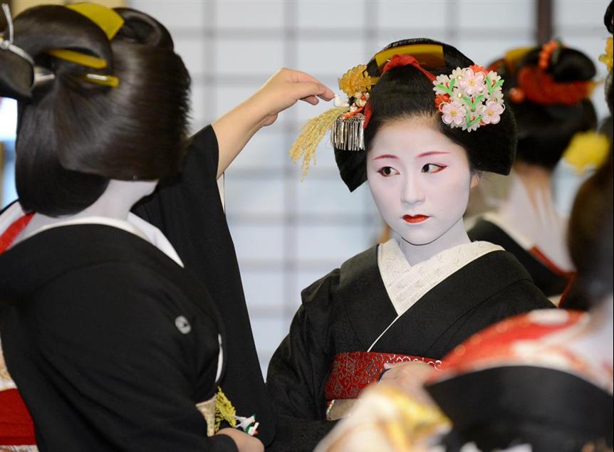 日本艺舞妓新年开业式