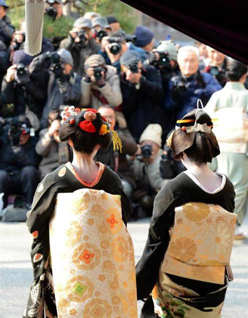 日本艺舞妓新年开业式