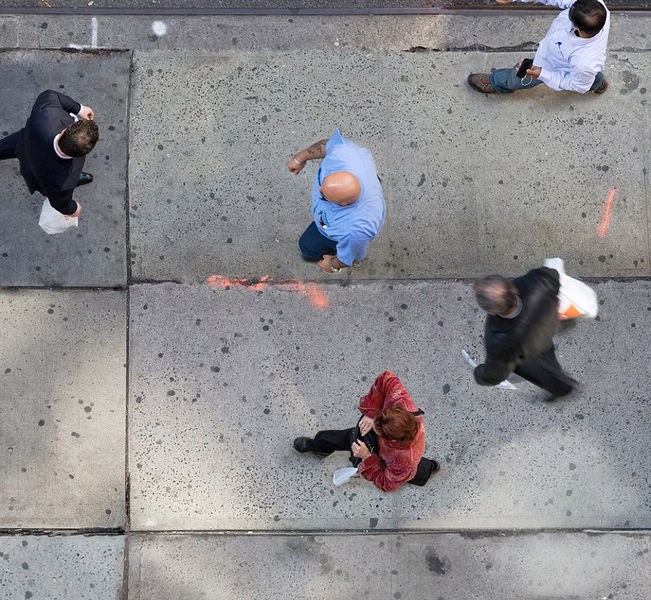 摄影师高空拍摄曼哈顿喧嚣