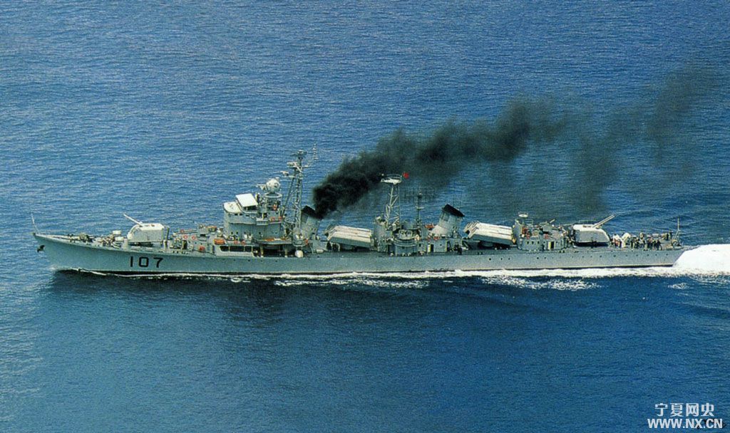 资料图:107银川号导弹驱逐舰