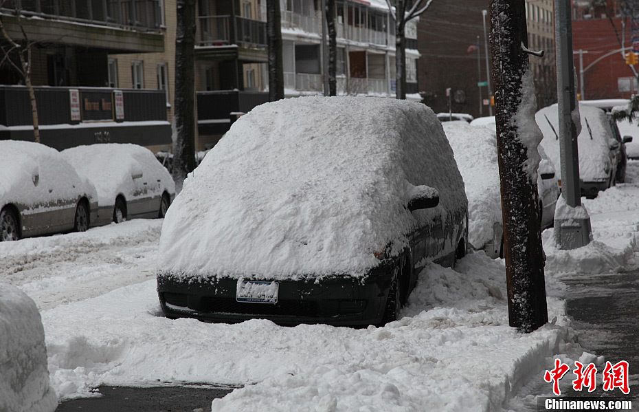 超级暴风雪袭击美国东北部地区