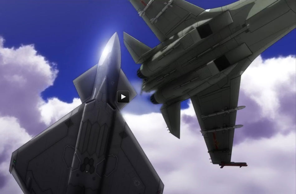 日本动画歼11完爆美军F38战机