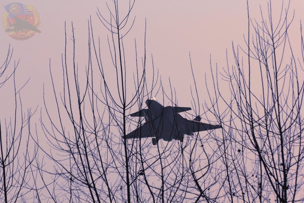 经典回顾歼20黄昏中尽展柔美