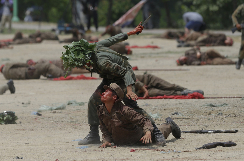 63年前朝鲜战争血腥场面再现