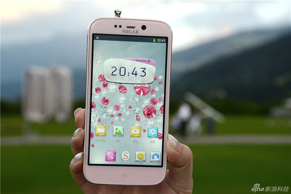 镶129颗人造钻石sugar真机实拍