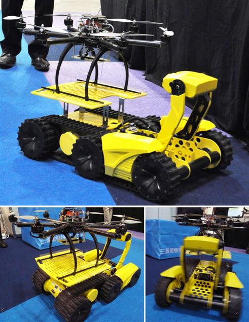 日本2013技术先锋展会开幕 飞行机器人显露头角