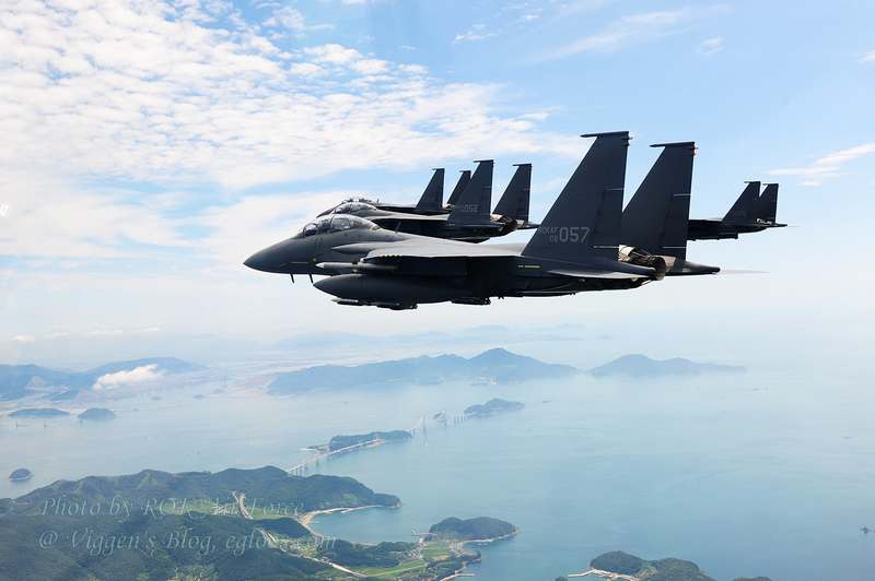 韩国f15k再临朝鲜战争众要地