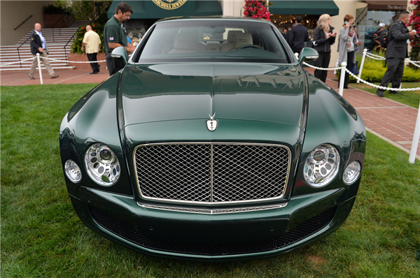 2013圆石滩车展宾利慕尚勒芒版高清组图