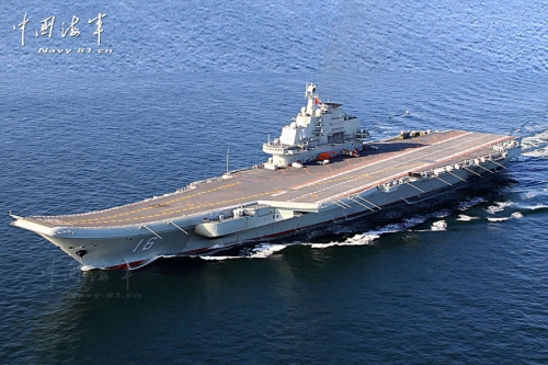 港媒曝中国001a型国产航母中型滑越常规动力