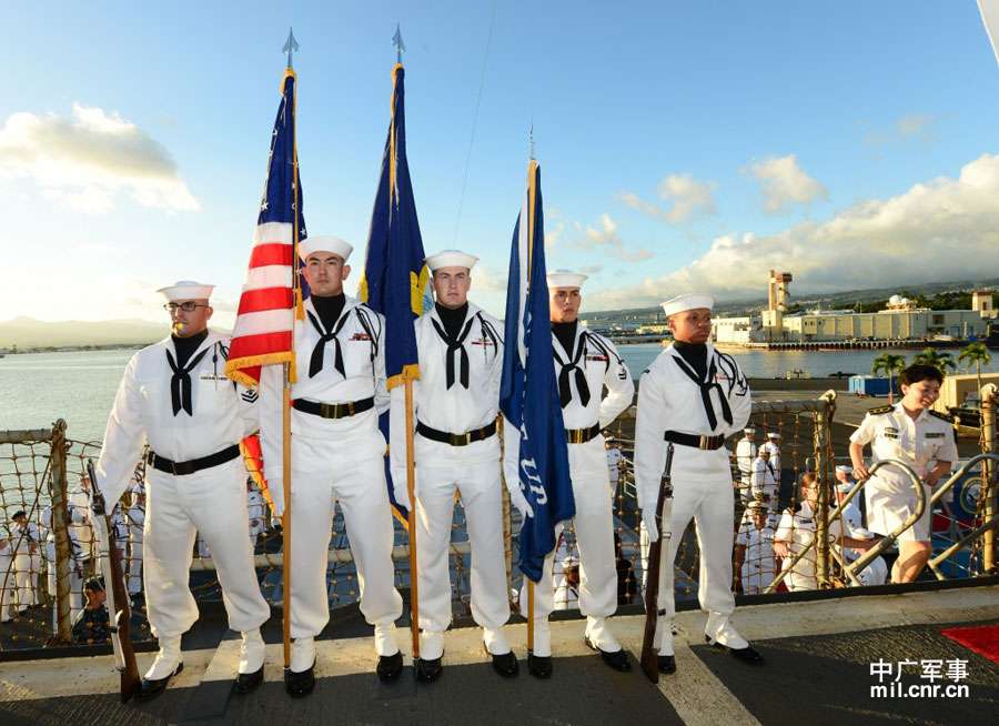 中美海军共忆日本侵略者罪行