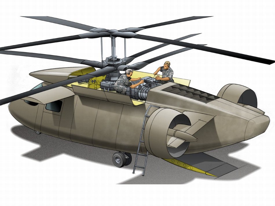 美厂商为陆军打造双涵道直升机