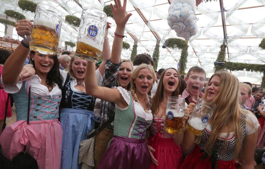 德国慕尼黑啤酒节开幕