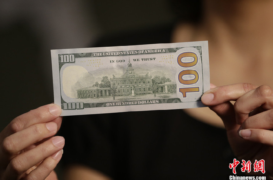 美国发行新版百元美钞