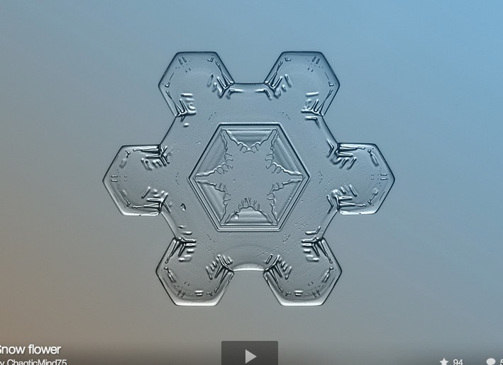 傻瓜相机拍出的震撼雪花美图组图