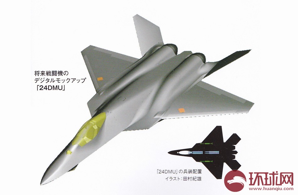 "24dmu"构型,垂尾平尾融合的构型和yf-23理念类似.