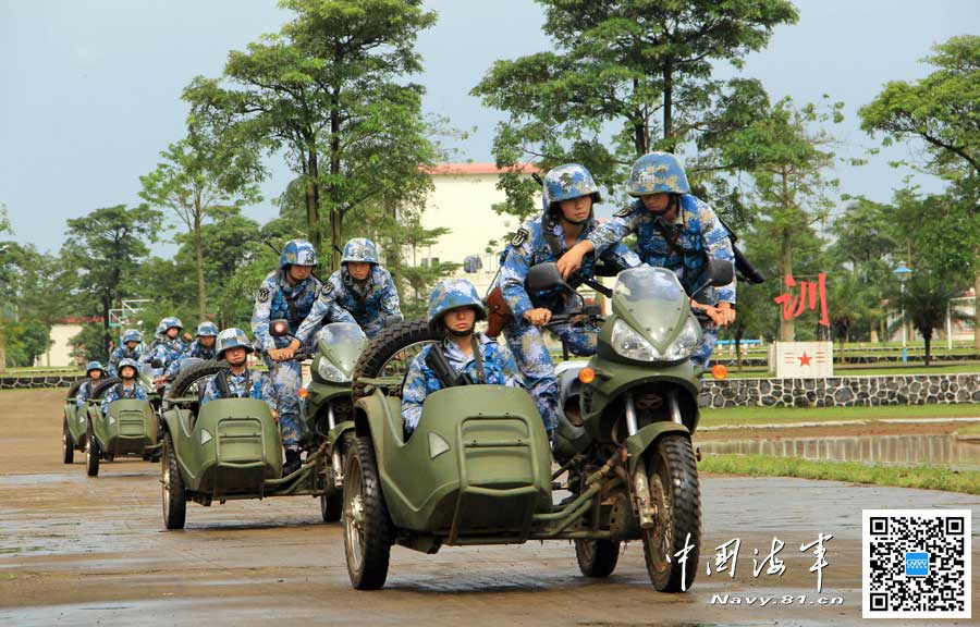 我海軍陸戰隊女兵拳風烈烈