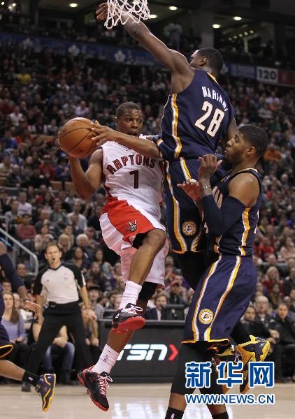 nba常规赛猛龙胜步行者