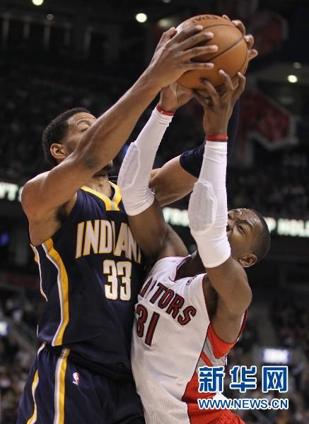 nba常规赛猛龙胜步行者