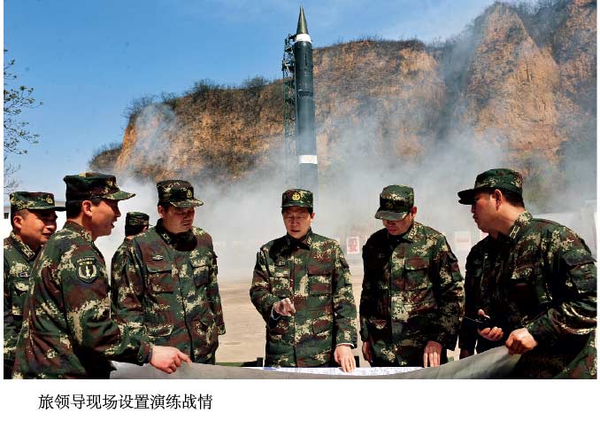 二炮部队拉出弹道导弹恐怖画面