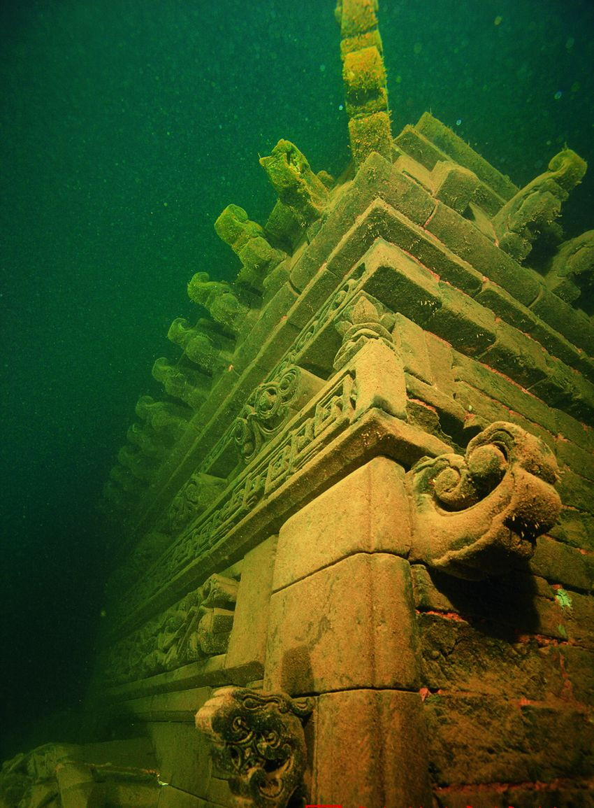 千岛湖水下狮城考古探索被水淹没的历史古迹