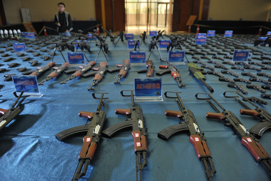 贵阳地下兵工厂缴枪1.5万支